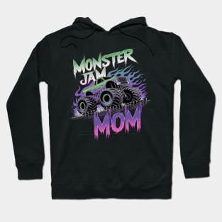 Monster Jam Grave Digger Mom Family Motorsports Hoodie